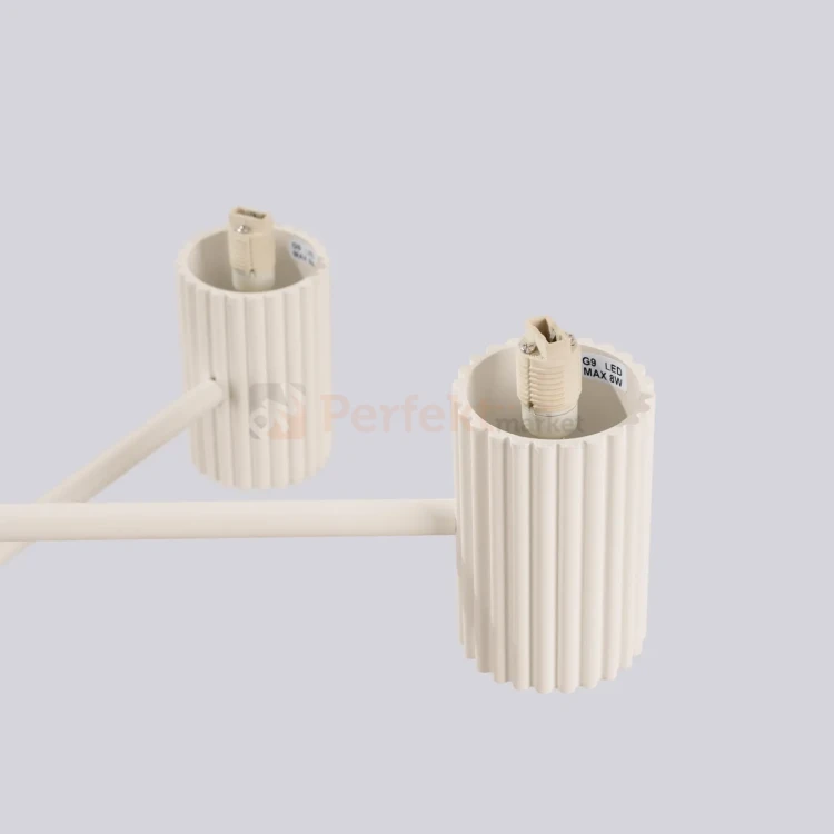 Lampa wisząca żyrandol Halo 6 szklane kule design 6xG9 IP20 beżowy perfektmarket (6).webp