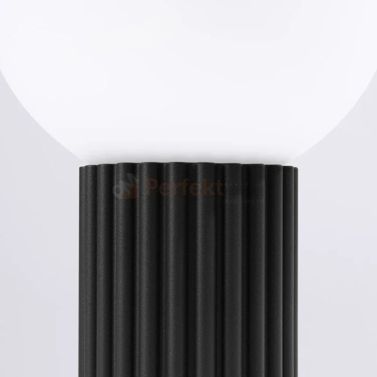 Lampa biurkowa Halo szklana kula design 1xG9 IP20 czarna perfektmarket (4).webp
