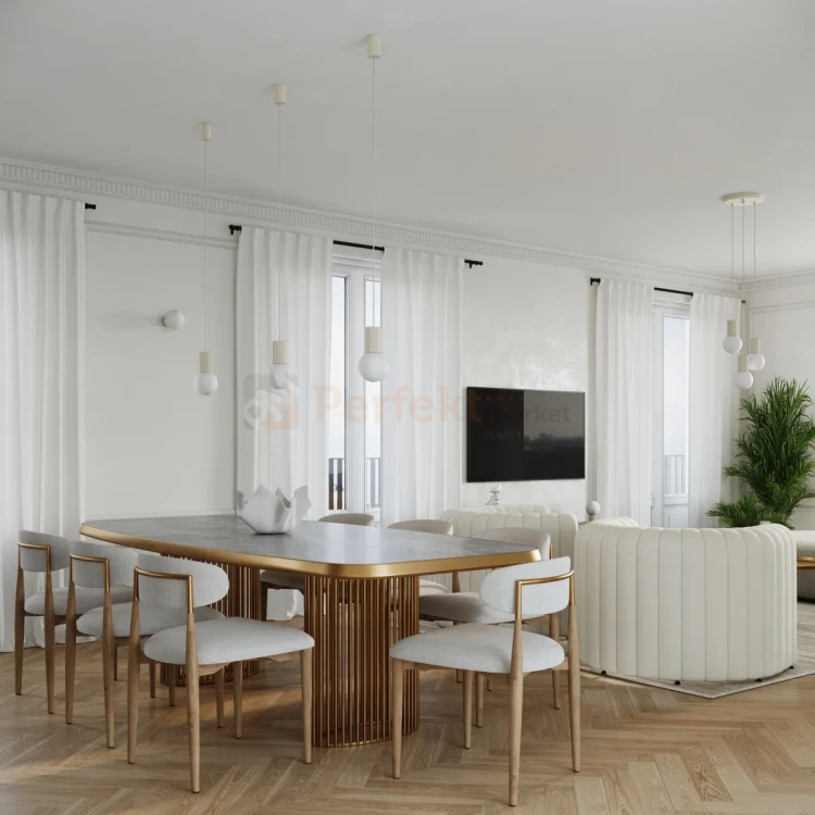 Lampa biurkowa Halo szklana kula design 1xG9 IP20 beżowa perfektmarket (9).webp