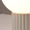 Lampa biurkowa Halo szklana kula design 1xG9 IP20 beżowa perfektmarket (5).webp