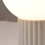 Lampa biurkowa Halo szklana kula design 1xG9 IP20 beżowa perfektmarket (5).webp