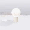 Lampa biurkowa Halo szklana kula design 1xG9 IP20 beżowa perfektmarket (3).webp