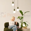 Lampa biurkowa Halo szklana kula design 1xG9 IP20 zielona oliwka perfektmarket (10).webp