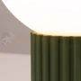 Lampa biurkowa Halo szklana kula design 1xG9 IP20 zielona oliwka perfektmarket (1).webp
