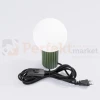 Lampa biurkowa Halo szklana kula design 1xG9 IP20 zielona oliwka perfektmarket (3).webp