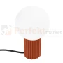 Lampa biurkowa Halo szklana kula design 1xG9 IP20 ochra czerwona perfektmarket (6).webp