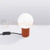 Lampa biurkowa Halo szklana kula design 1xG9 IP20 ochra czerwona perfektmarket (5).webp