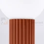 Lampa biurkowa Halo szklana kula design 1xG9 IP20 ochra czerwona perfektmarket (3).webp
