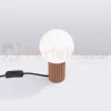Lampa biurkowa Halo szklana kula design 1xG9 IP20 mocca perfektmarket (5).webp