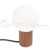 Lampa biurkowa Halo szklana kula design 1xG9 IP20 mocca perfektmarket.webp