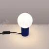 Lampa biurkowa Halo szklana kula design 1xG9 IP20 ultramaryna perfektmarket (3).webp