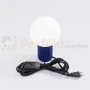 Lampa biurkowa Halo szklana kula design 1xG9 IP20 ultramaryna perfektmarket (2).webp