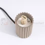 Lampa biurkowa Halo szklana kula design 1xG9 IP20 taupe perfektmarket (1).webp