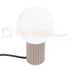 Lampa biurkowa Halo szklana kula design 1xG9 IP20 taupe perfektmarket (4).webp