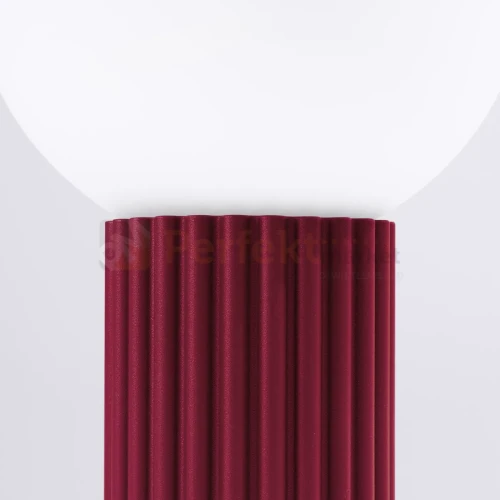 Lampa biurkowa Halo szklana kula design 1xG9 IP20 burgund perfektmarket (6).webp