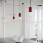 Lampa biurkowa Halo szklana kula design 1xG9 IP20 burgund perfektmarket (8).webp