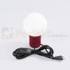 Lampa biurkowa Halo szklana kula design 1xG9 IP20 burgund perfektmarket (5).webp