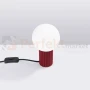 Lampa biurkowa Halo szklana kula design 1xG9 IP20 burgund perfektmarket (1).webp