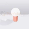 Lampa biurkowa Halo szklana kula design 1xG9 IP20 brzoskwiniowa perfektmarket (5).webp