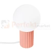 Lampa biurkowa Halo szklana kula design 1xG9 IP20 brzoskwiniowa perfektmarket (6).webp