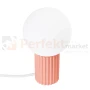 Lampa biurkowa Halo szklana kula design 1xG9 IP20 brzoskwiniowa perfektmarket (6).webp
