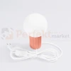 Lampa biurkowa Halo szklana kula design 1xG9 IP20 brzoskwiniowa perfektmarket (2).webp