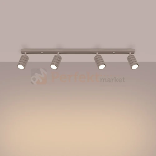 Sollux oprawa sufitowa plafon Karbon 4xGU10 IP20 taupe SL.1765 perfektmarket (3).webp