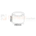 Oprawa natynkowa hermetyczna tuba MONTE 1xMONTE GX53 IP65 okrągła 65x80mm czarna perfektmarket.webp
