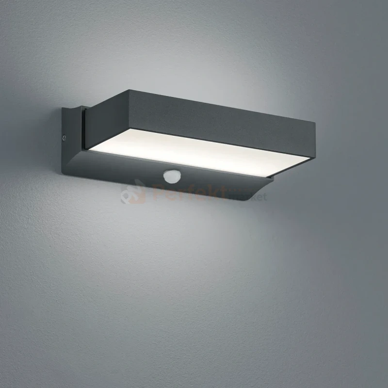 Lampa ogrodowa kinkiet CUANDO 11W z czujnikiem ruchu IP54 antracyt perfektmarket (1).webp