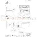 Lampa ogrodowa kinkiet CUANDO 11W z czujnikiem ruchu IP54 antracyt perfektmarket (2).webp