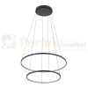 Lampa wisząca LED koła ringi CIRCOLO LED 60cm 45 cm czarna 3000K perfektmarket (9).webp
