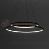 Lampa wisząca LED koła ringi CIRCOLO LED 60cm 45 cm czarna 3000K perfektmarket (10).webp