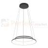 Lampa wisząca LED koła ringi CIRCOLO LED 60cm 45 cm czarna 3000K perfektmarket (5).webp