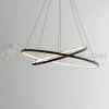 Lampa wisząca LED koła ringi CIRCOLO LED 60cm 45 cm czarna 3000K perfektmarket (6).webp