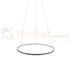 Lampa wisząca LED ring CIRCOLO LED 60cm czarna 3000K 10812 perfektmarket (7).webp