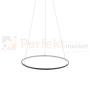 Lampa wisząca LED ring CIRCOLO LED 60cm czarna 3000K 10812 perfektmarket (7).webp