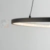 Lampa wisząca LED ring CIRCOLO LED 60cm czarna 3000K 10812 perfektmarket (9).webp