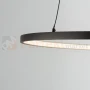 Lampa wisząca LED ring CIRCOLO LED 60cm czarna 3000K 10812 perfektmarket (9).webp