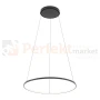 Lampa wisząca LED ring CIRCOLO LED 60cm czarna 3000K 10812 perfektmarket (5).webp