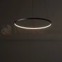 Lampa wisząca LED ring CIRCOLO LED 60cm czarna 3000K 10812 perfektmarket (6).webp