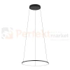 Lampa wisząca LED ring CIRCOLO LED S 45cm czarna 3000K 10813 perfektmarket (1).webp
