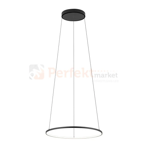 Lampa wisząca LED ring CIRCOLO LED S 45cm czarna 3000K 10813 perfektmarket (1).webp