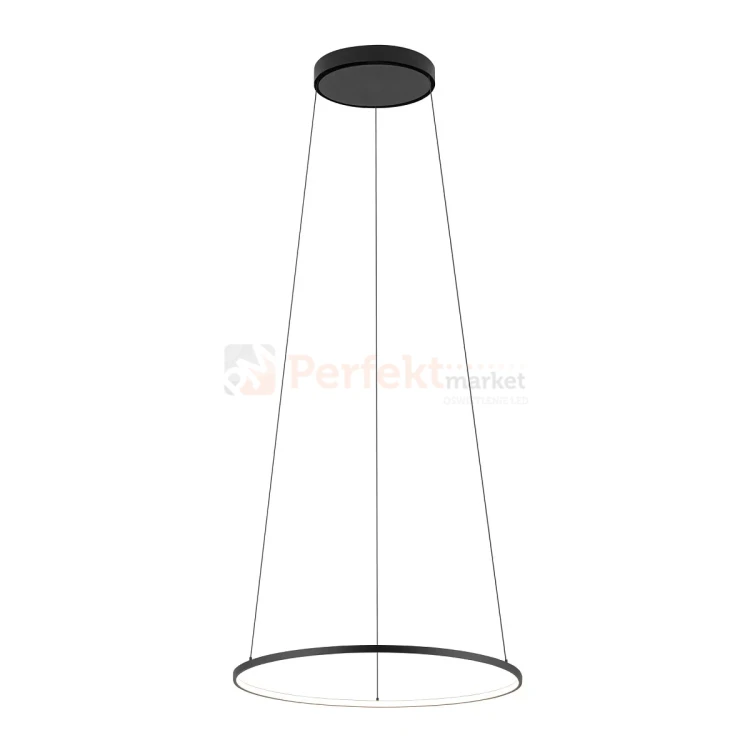 Lampa wisząca LED ring CIRCOLO LED S 45cm czarna 3000K 10813 perfektmarket (1).webp
