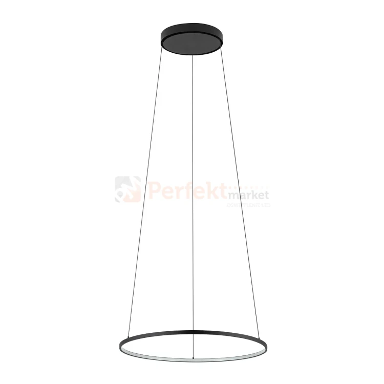 Lampa wisząca LED ring CIRCOLO LED S 45cm czarna 3000K 10813 perfektmarket (2).webp