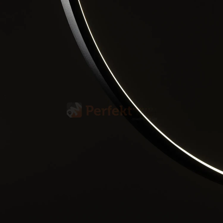 Lampa wisząca LED ring CIRCOLO LED S 45cm czarna 3000K 10810 perfektmarket (5).webp
