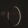 Lampa wisząca LED ring CIRCOLO LED S 45cm czarna 3000K 10810 perfektmarket.webp
