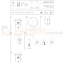 Lampa wisząca LED ring CIRCOLO LED 60cm czarna 3000K 10812 perfektmarket (10).webp