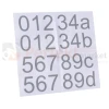 Lucide lampa elewacyjna z numerem domu THESI 6W 3000K IP54 czarna  perfektmarket (5).webp