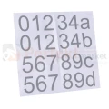 Lucide lampa elewacyjna z numerem domu THESI 6W 3000K IP54 czarna  perfektmarket (5).webp