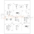 Lucide lampa elewacyjna z numerem domu THESI 6W 3000K IP54 czarna  perfektmarket (4).webp
